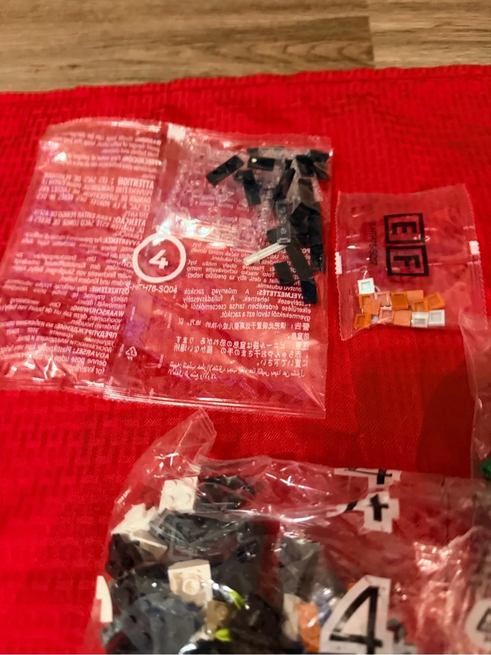 Misc new vintage Lego bags mixed